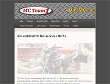 Tablet Screenshot of mcteam1.se